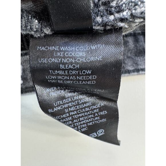 We The Free Womens Maverick Bailey Denim Mini Skirt 24 Black Fringe Boho Rodeo - Picture 10 of 13